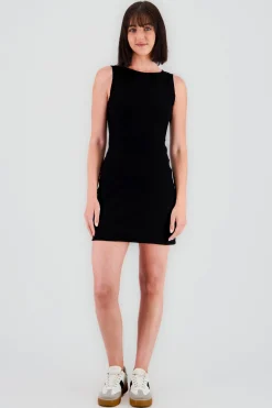 Shasa Mini Dress with Open Back Detail