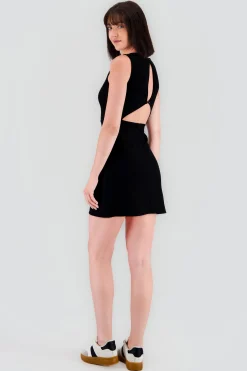 Shasa Mini Dress with Open Back Detail