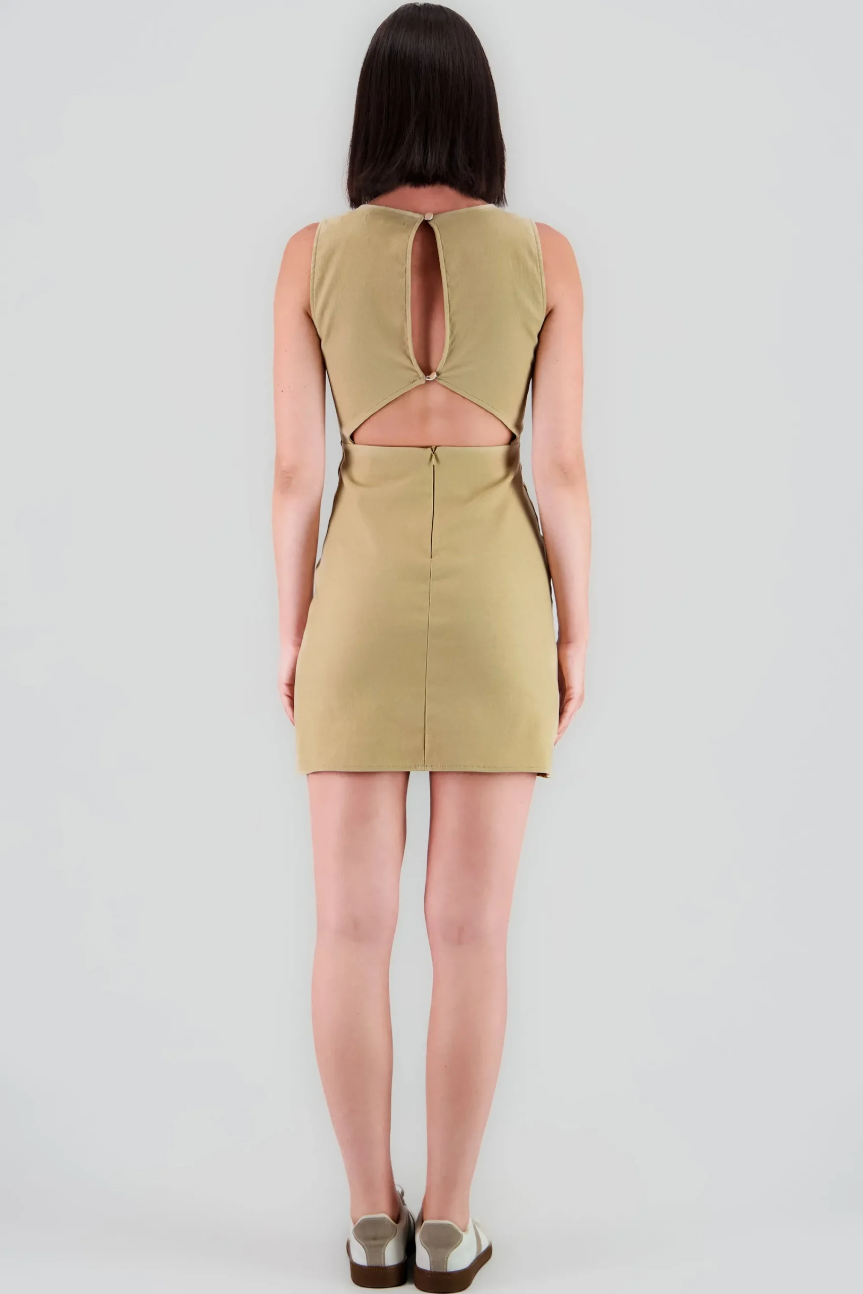 Shasa Mini Dress with Open Back Detail