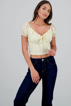 Shasa Mini Polka Dot Blouse