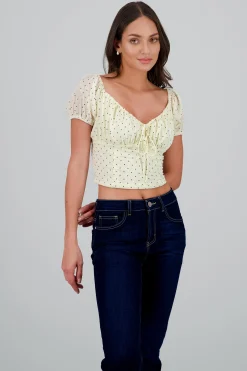 Shasa Mini Polka Dot Blouse