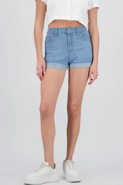 Shasa Mini Rolled Hem Shorts
