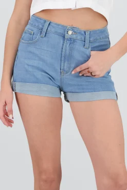 Shasa Mini Rolled Hem Shorts