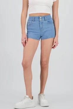 Shasa Mini Shorts with Double Button