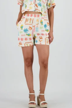 Shasa Mini Shorts with Elastic Detail