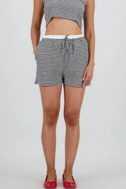 Shasa Mini Shorts with Elastic Waistband
