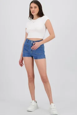 Shasa Mini Shorts with Front Pockets