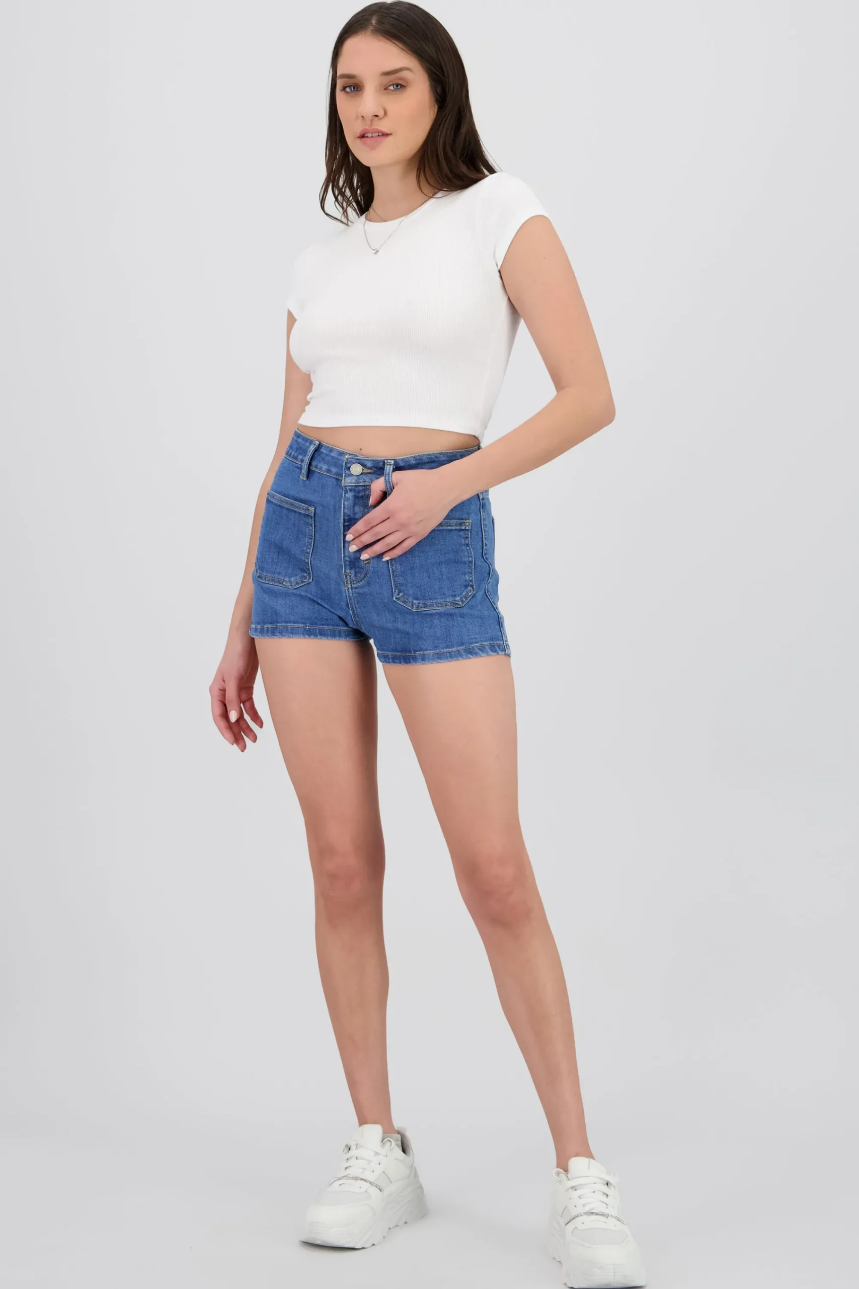 Shasa Mini Shorts with Front Pockets