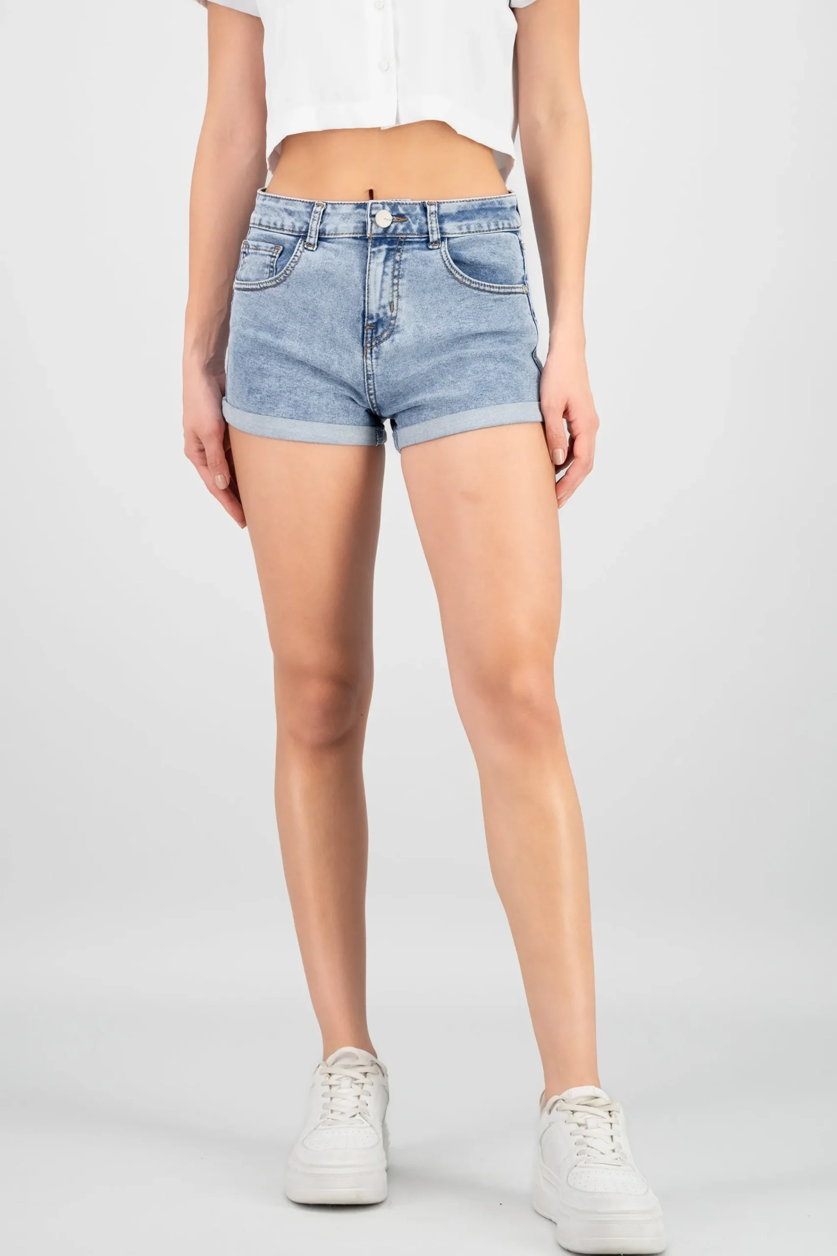Shasa Mini Shorts with Hem