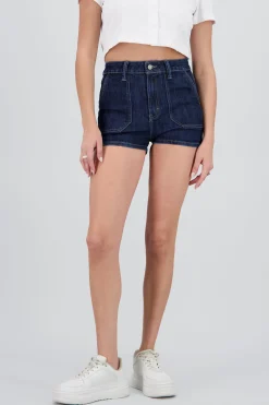 Shasa Mini Shorts with Patch Pocket
