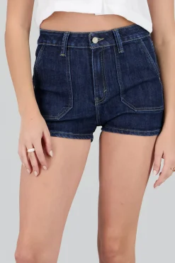 Shasa Mini Shorts with Patch Pocket