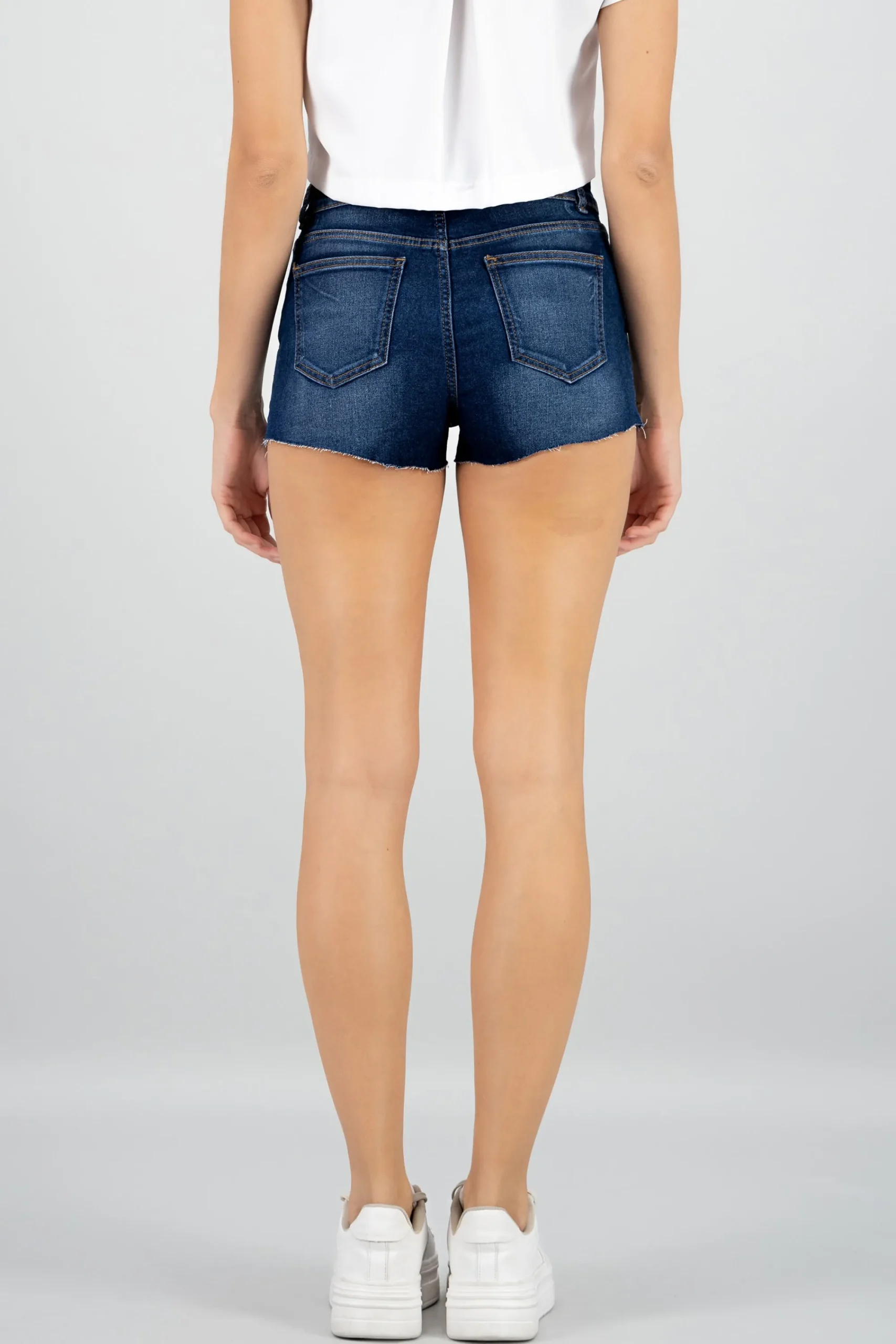 Shasa Mini Shorts with Patch Pockets
