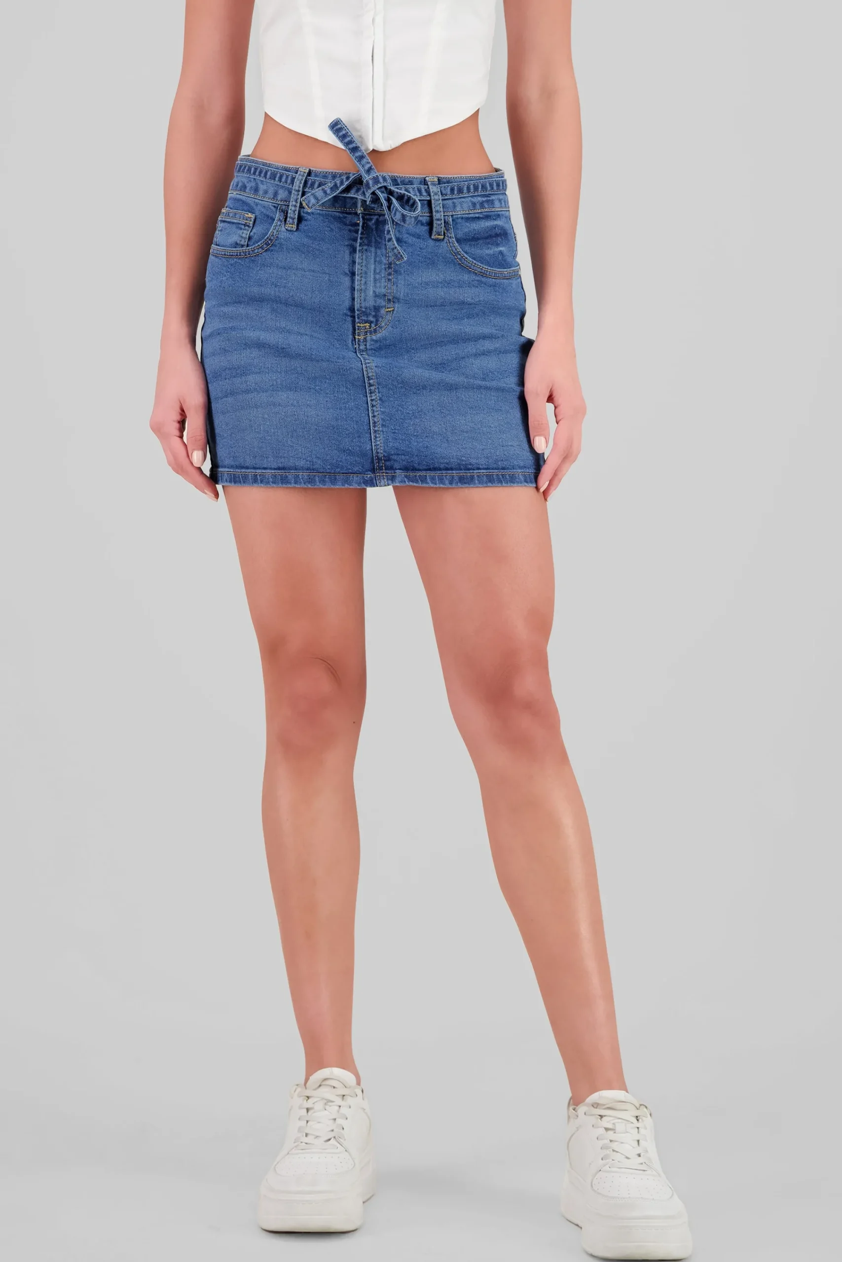 Shasa Mini Skirt with Belt