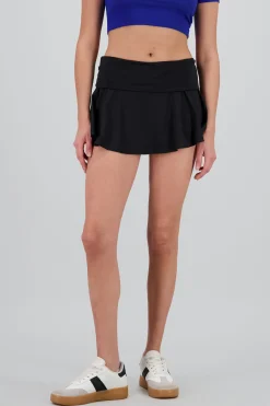 Shasa Mini Skirt with Double Details