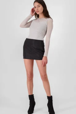 Shasa Mini Skirt with Sequins