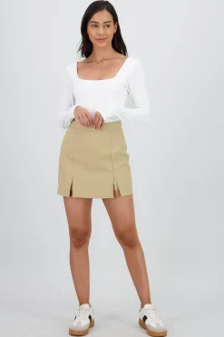 Shasa Mini Skirt with Waistband