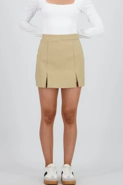 Shasa Mini Skirt with Waistband