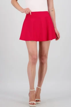 Shasa Mini Skirt with Wide Waistband Detail