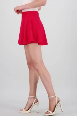 Shasa Mini Skirt with Wide Waistband Detail