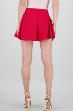 Shasa Mini Skirt with Wide Waistband Detail