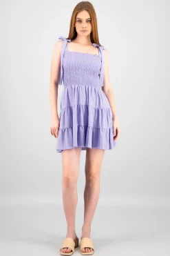 Shasa Mini Strappy Smock Dress