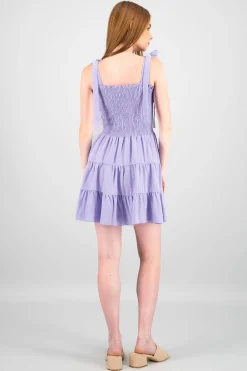 Shasa Mini Strappy Smock Dress