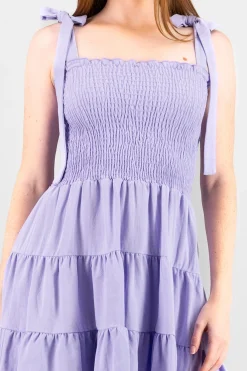 Shasa Mini Strappy Smock Dress