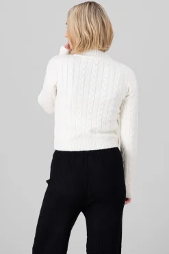 Shasa MockNeck Knit Sweater