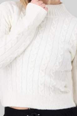Shasa MockNeck Knit Sweater
