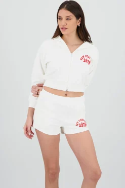 Shasa New York Cropped Hoodie