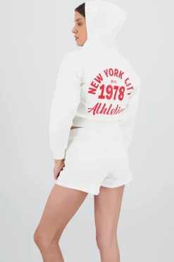Shasa New York Cropped Hoodie
