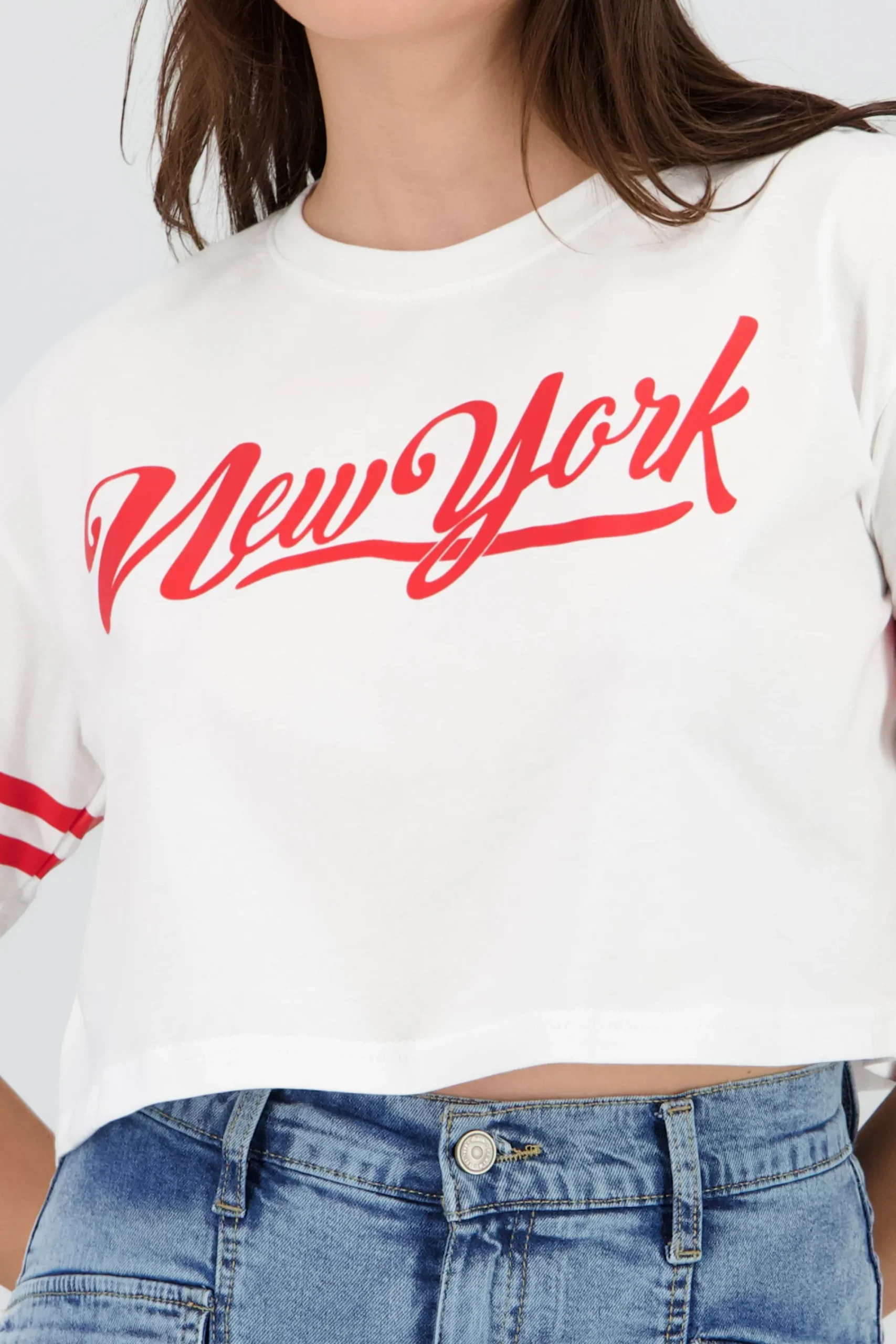 Shasa New York Cropped T Shirt