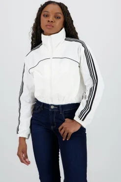 Shasa Nylon Jacket with Side Stripes