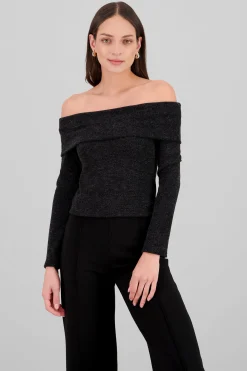 Shasa Off Shoulder Long Sleeve Top