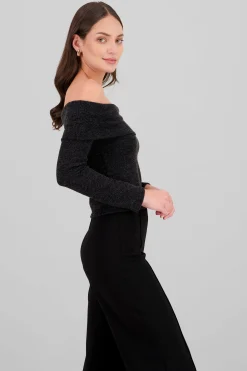 Shasa Off Shoulder Long Sleeve Top