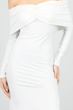 Shasa Off Shoulder Long Sleeve Maxi Dress