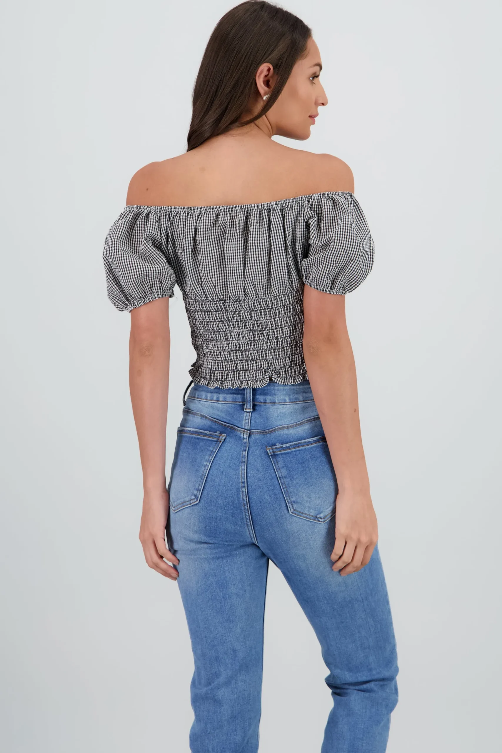 Shasa Off Shoulder Puff Sleeve Top