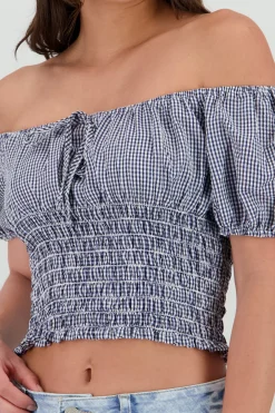 Shasa Off Shoulder Puff Sleeve Top