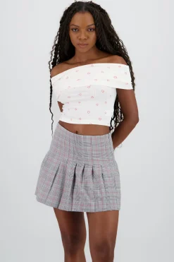 Shasa Off Shoulder Short Sleeve Top
