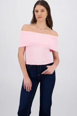 Shasa Off Shoulder Soft Touch Top