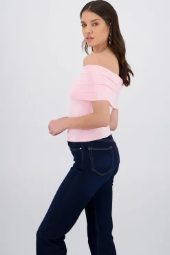 Shasa Off Shoulder Soft Touch Top
