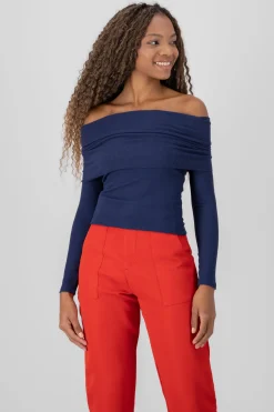 Shasa Off Shoulder Solid Top