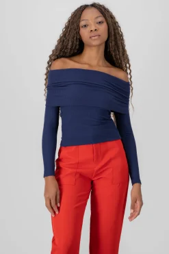 Shasa Off Shoulder Solid Top