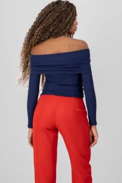 Shasa Off Shoulder Solid Top