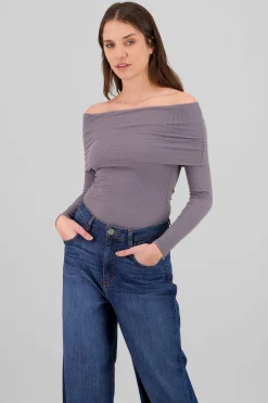 Shasa Off Shoulder Solid Top