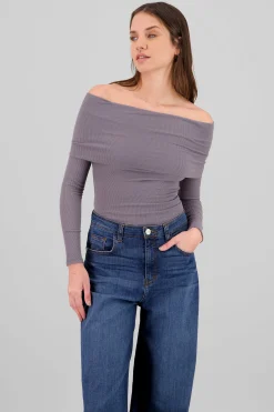 Shasa Off Shoulder Solid Top