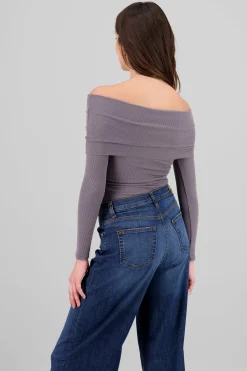 Shasa Off Shoulder Solid Top