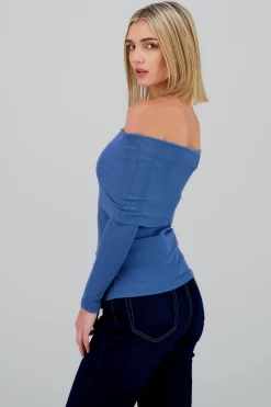 Shasa Off Shoulder Solid Top