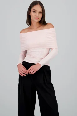 Shasa Off Shoulder Solid Top