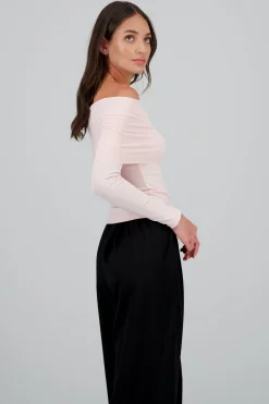 Shasa Off Shoulder Solid Top